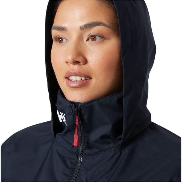 2026 Helly Hansen Womens Crew Hooded Sailing Jacket 2.0 34448 - Navy